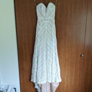 Watters WToo Gia Ivory/Rosegold wedding gown 0